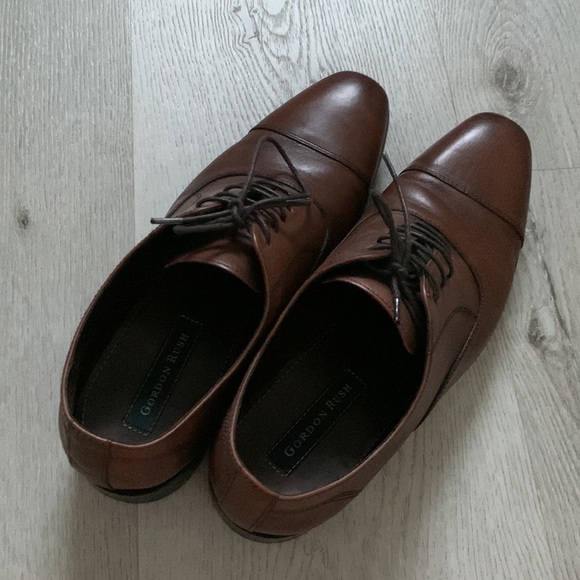 Gordon‎ Rush Dillon leather Oxfords size 10.5  tan brown - Picture 13 of 14